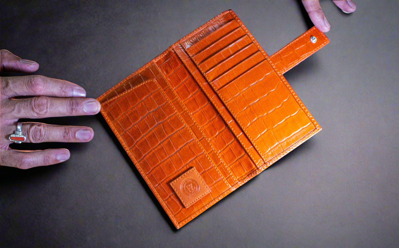 The Empress Croco purse