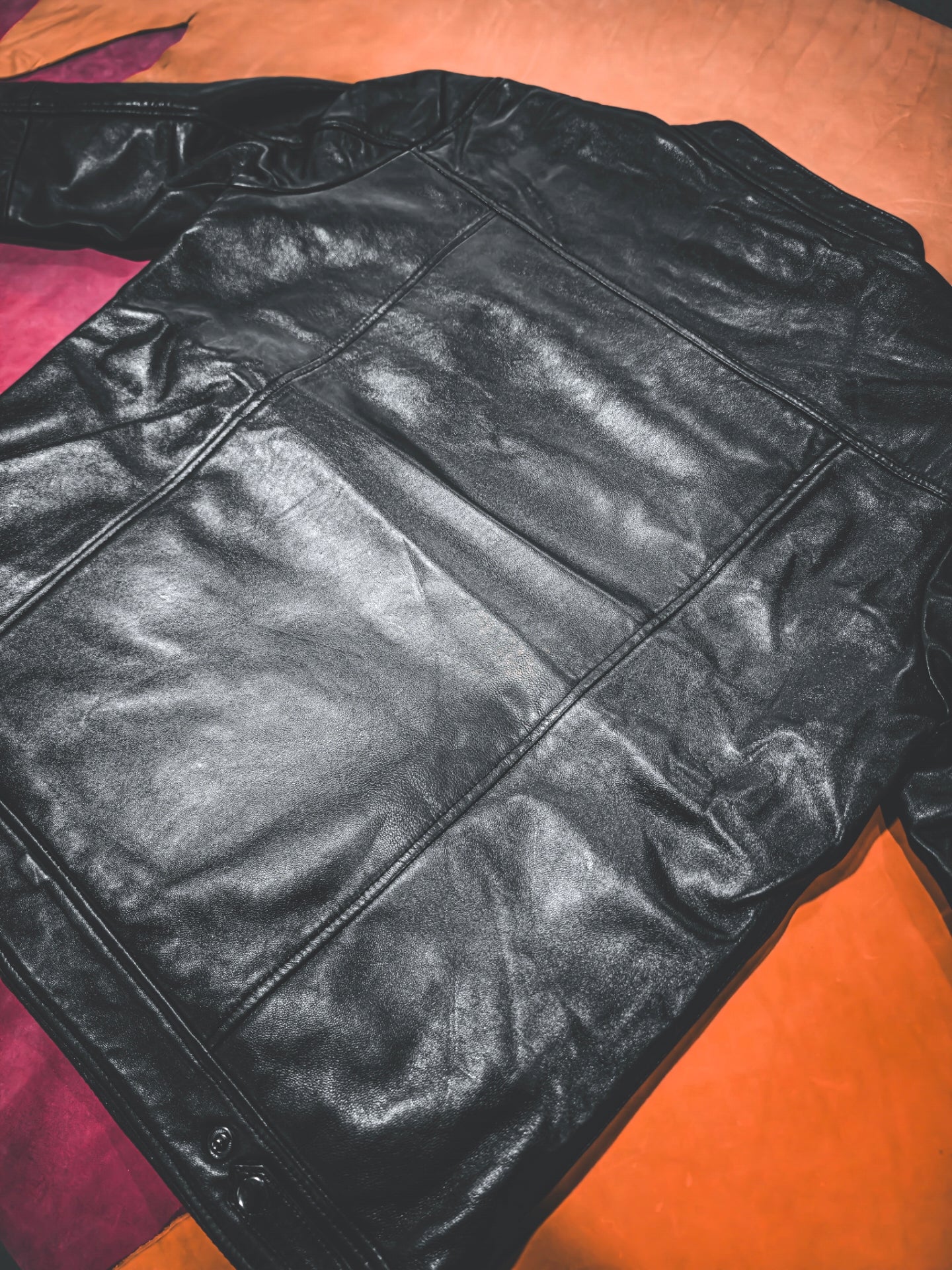 Firenzo Obsidian (Dual chest pocket) Leather jacket