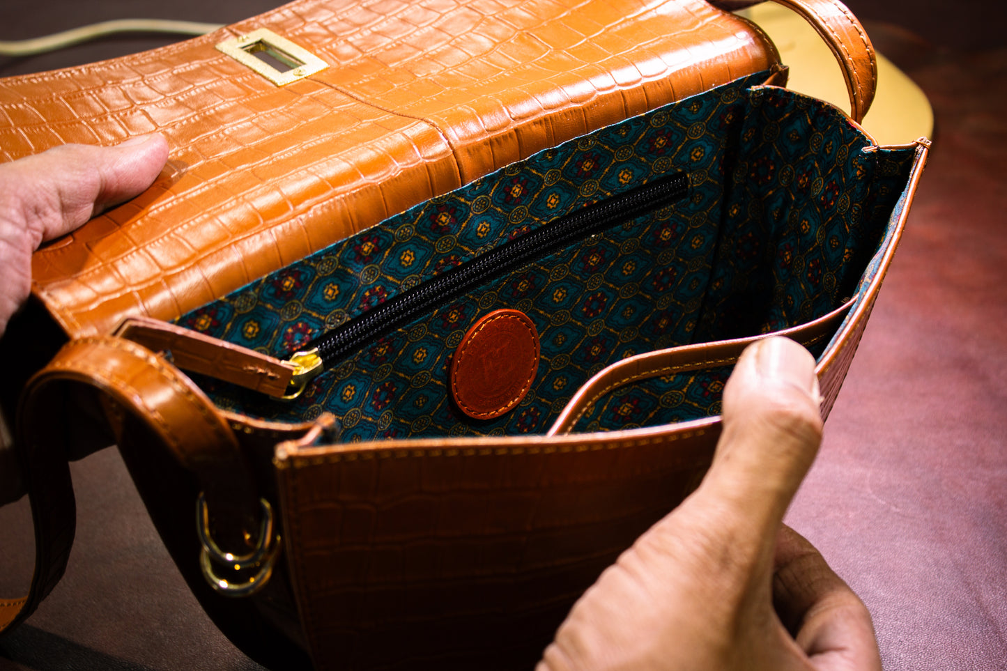 The Aurora Crest Women's sling bag