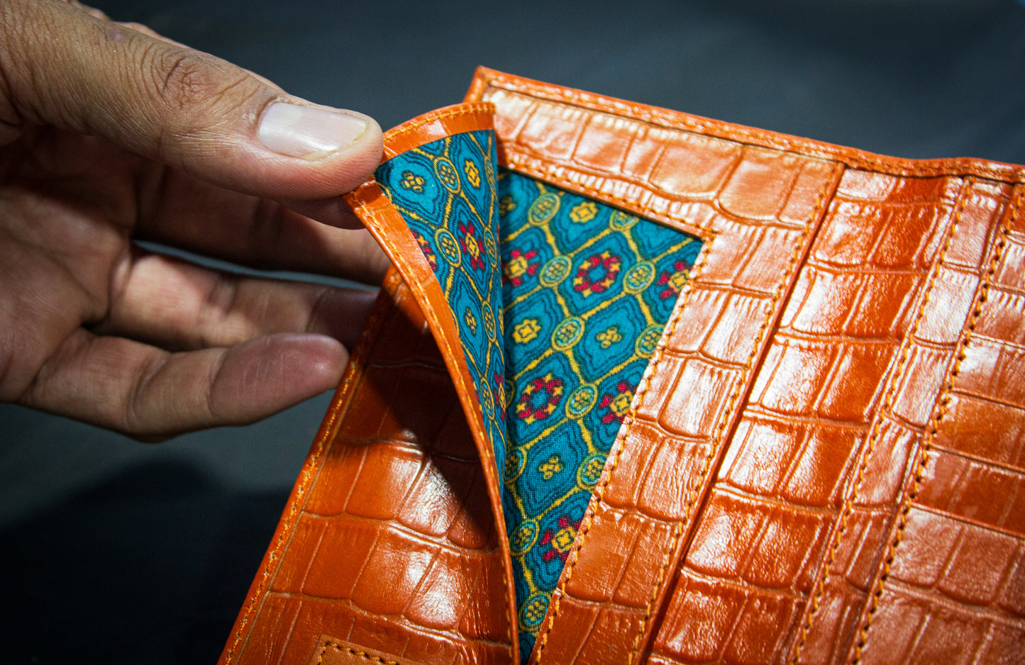 The Empress Croco purse