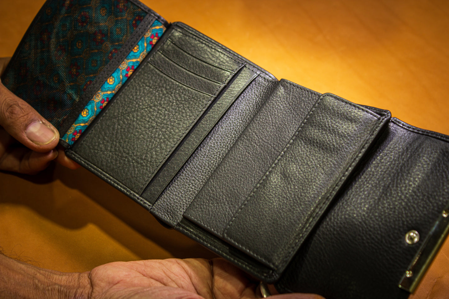 The Celeste Trifold wallet