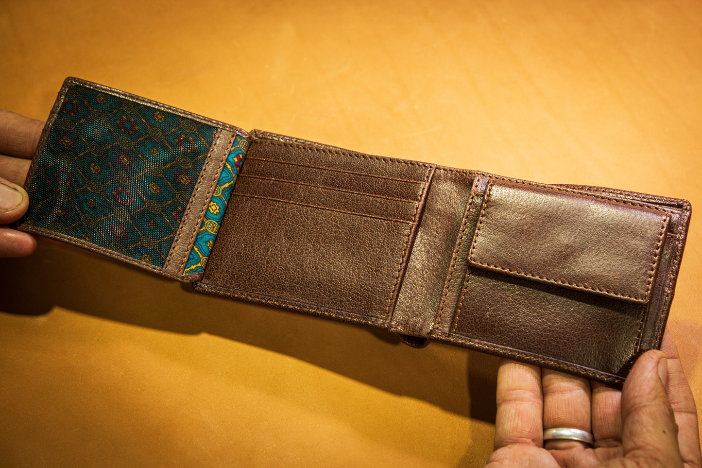 The Apex tri-fold wallet
