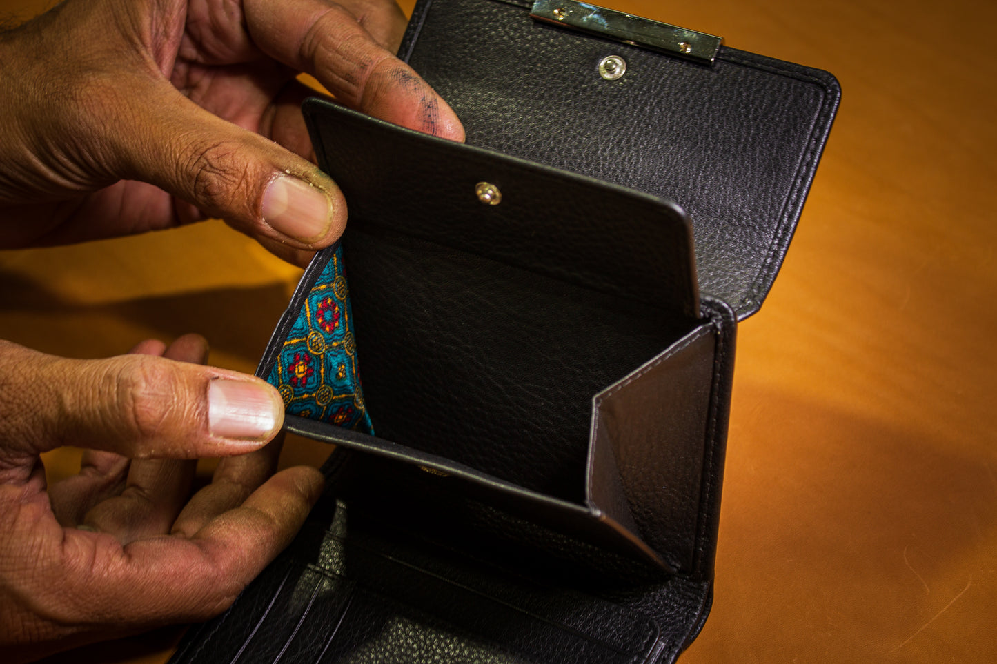 The Celeste Trifold wallet