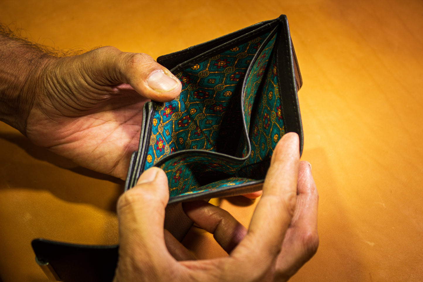 The Celeste Trifold wallet