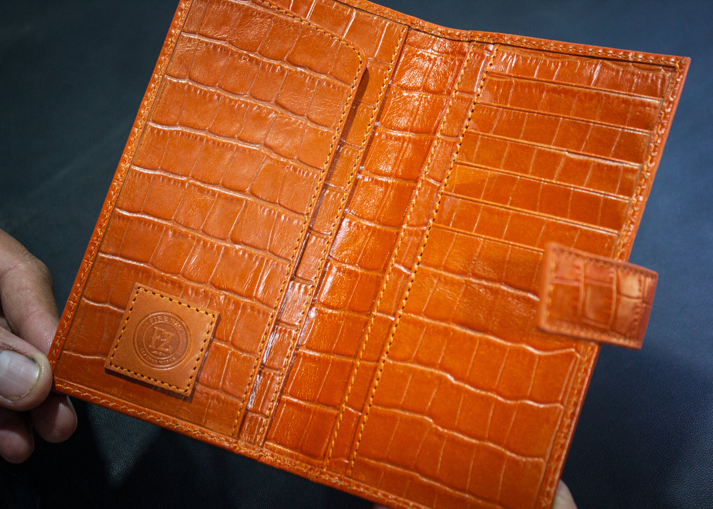 The Empress Croco purse