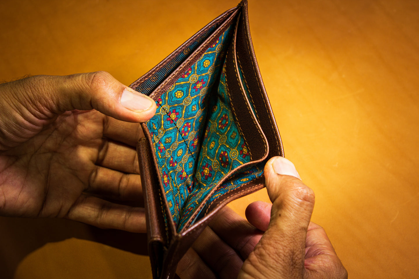 The Apex tri-fold wallet