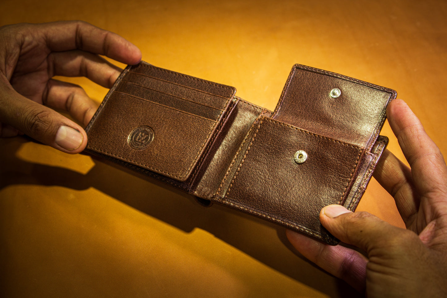 The Apex tri-fold wallet